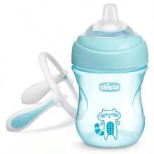Chicco 7oz Silicone Spout Transition Sippy Cup - 4m+ - Blue - View 7