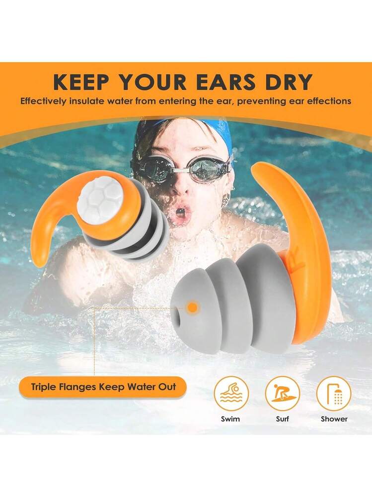 Impara I Tappi Le Orecchie In Silicone Tappi Le Orecchie Morbidi E Flessibili Anti Russamento, Impermeabili Nuoto, Riduzione Del Rumore i Da 0,17 € | DHgate