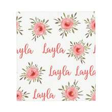 Floral Layla Pattern  Premium  Soft  Cozy And Luxurious Blanket For Warmth  Comfort And Style  Available In Flannel._00001_