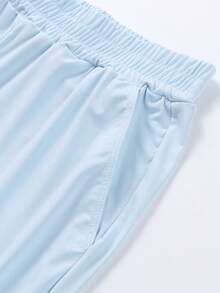Annil Pantalones de punto de verano para niños y niñas talla media