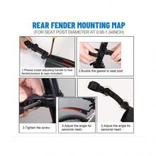 Universal Front And Rear Bicycle Fenders