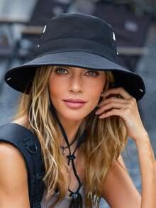 1 Pc Multi-Wear Classic Design Wide Brim Hat, Makes The Face Look Smaller, Simple & Fashionable, Protects Against Sun, Wind & UV, Foldable For Easy Storage, Suitable For Hiking, Outdoor Travel, Parties, Camping And Various Occasions - Multicolor - View 3