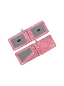 Glitter Bus Card Holder Rotating ID Card Case Stylish Subway Card Wallet Coin Purse For Women Wallet Mini Wallet Purse Wallet Wallet - Multicolor - View 11