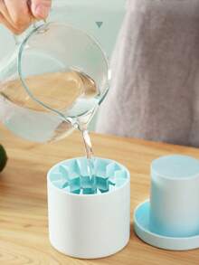 قالب صنع الثلج من السيليكون بشكل أسطواني، أداة مطبخ جديدة للحصول على كرات ثلج - وردي - مشاهدة 6