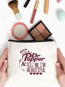 1 Best Gift Cosmetic Bag For Friends, Lightweight Storage Bag, Coin Purse, Zipper Clutch, Makeup Bag Cosmetic Storage Bag Beauty Bag, Women's Cosmetic Bag Travel Toiletries Storage Bag