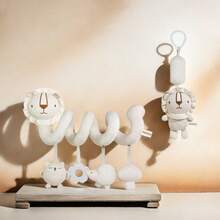 1个婴儿汽车座椅挂件娃娃,婴儿车娃娃,适用于汽车座椅、婴儿车、婴儿床栏杆,带铃铛,毛绒螺旋活动娃娃,送给男宝宝和女宝宝的最佳礼物,螺旋活动娃娃(部分配件随机发送) - 彩色 - 查看 15