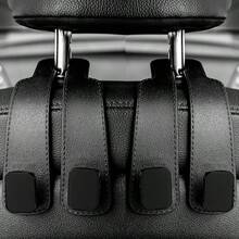 Car Headrest Hooks Hanger For Bags Seat Back Organizer Holder Clips Auto Fastener Hooks Car St - Black - View 10