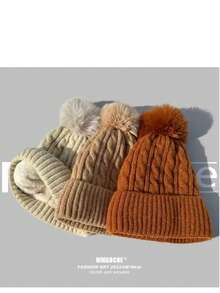 MilyModa Winter Hat, Cold Cap, Without Embroidery For Adults, Beret Cap - Grey - View 5