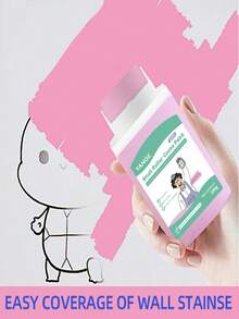 1pc Wall Repair Mini Paint Roller, Quick Drying Latex Touch Up Paint For Wall, Wall Cleaning & Repair Tool - one-size - View 2