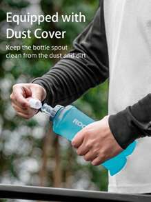 ROCKBROS Bouteille d'eau d'été de qualité supérieure, bouteille d'eau souple pour vélo 500 ml grande capacité, tasse à eau pliable pour équipement de vélo de plein air
