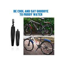 Salpicaderas Trasera Y Delantera Para Bicicleta Universal - Negro - Ver 8