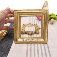 欧式复古INS金色迷你相框道具美甲项链拍照饰品珠宝拍摄背景配件 - 彩色 - 查看 10