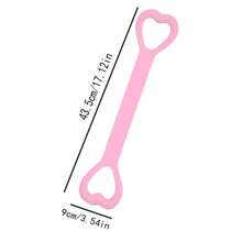 1/2/3pcs 8 Word Stretcher, Female Open Back Training Shoulder Thin Back Yoga Stretching Belt, Back Silicone Thickening Elastic Rope