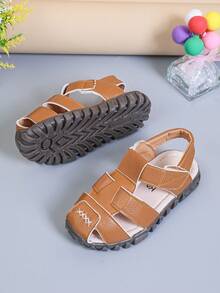 1 Pair Summer New Soft Bottom Non-Slip Fashion Baby Sandals For Toddler Boys & Girls