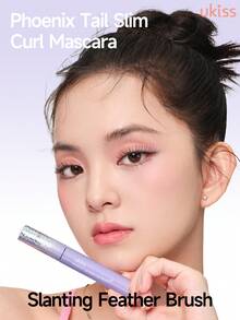 ukiss 6g 定制睫毛膏，纤长卷翘睫毛，倾斜羽毛刷头，可洗睫毛膏，定妆，防皱，防晕染，日常化妆 - Phoenix Tail Slim Curl - 查看 3
