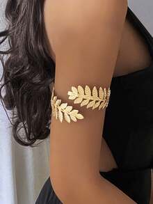 1pc Multi Pattern Optional Women's Armband, Butterfly, Flower, Snake Shaped, Hollow Opening Armband, Suitable For Daily Wear And Vacation Wear