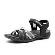 Women's Sandals Light Weight Hiking Sandals For Women Comfortable Athletic Quick-Drying Walking Hiking Water Sandals - Black - View 6