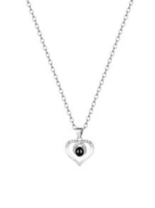 Collar de proyección de foto personalizada, regalo conmemorativo, regalo de damas de honor, regalo del Día de la Madre, regalo de San Valentín, regalo de boda, regalos para ella, esposa, mamá, abuelos, vintage, sencillo, unisex, casual, lindo, personalizado, único. Regalos ideales para él, regalos ideales para ella, novio, novia, papá, mamá, familia, amigos, para aniversarios, para cumpleaños, para graduaciones, para baile de graduación, para fiestas, artículos escolares, de vuelta a la escuela, para la oficina, para la escuela, para el aula, para regalos de maestros, para la universidad, para colegas, para dormitorios, para maestros, para niños y niñas, para adolescentes, estudiantes de secundaria, estudiantes de escuela media, estudiantes de último año de escuela secundaria, estudiantes universitarios, estudiantes universitarios, estudiantes de primer año, estudiantes de segundo año, estudiantes de grados inferiores