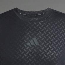 Adidas 男士运动性能动力背心，吸湿排汗，透气，力量训练，健身无袖背心 JM3190 - 黑色 - 查看 2