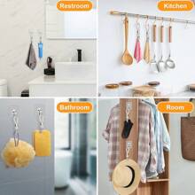 2/5 Stücke Geschirrtuchklemmen zum Aufhängen, Metall Küchenhandtuch Klammern mit Aufhängeschlaufe und Tuchhalter für Zuhause Küche Bad Schränke Tuchhalter