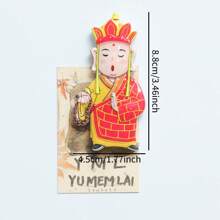 Imanes de nevera con personajes de la Peregrinación al Oeste, incluyendo Sun Wukong, Xuanzang, Zhu Bajie, Sha Wujing, decoración del hogar estilo chino, regalo festivo