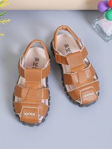 1 Pair Summer New Soft Bottom Non-Slip Fashion Baby Sandals For Toddler Boys & Girls