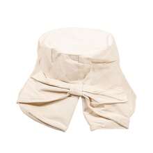 1pc Women's Oversized Brim Hat, Summer Japanese Style Bucket Hats, Casual Sun Protection Bow Bucket Hat, Versatile - Beige - View 8