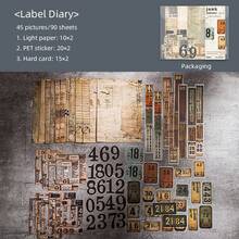 90 件复古剪贴簿套装 - 复古收藏品套装，包含电影/花园/咖啡/日记剪纸、装饰纸贴纸和卡片纸元素，适用于垃圾日记本、拼贴艺术、卡片制作 - 彩色 - 查看 13