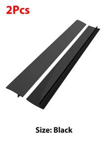 1/2pcs Premium Soft Silicone High-Temperature Resistant Gap Strip - Waterproof, Oil And Dirt Repellent, Easy Clean, Countertop Perfect, Soft Sealing Solution For Kitchen Gaps