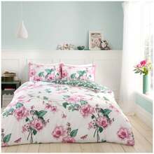 VELVETIO Printed Reversible Beddings Duvet Cover Set With Matching Pillowcases Soft & Warm - Multicolor - View 3