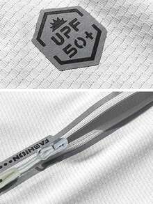 1pc Men's Lightweight Breathable Quick-Dry Outdoor Sports Sunscreen Jacket, Summer Fishing