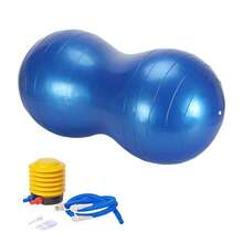 Peanut Ball – Sensory Exercise Ball For Therapy, Yoga, Pilates & Core Training, Ideal Equipment For Physical Therapy And Wellbeing Development - Blue with Pump - View 7