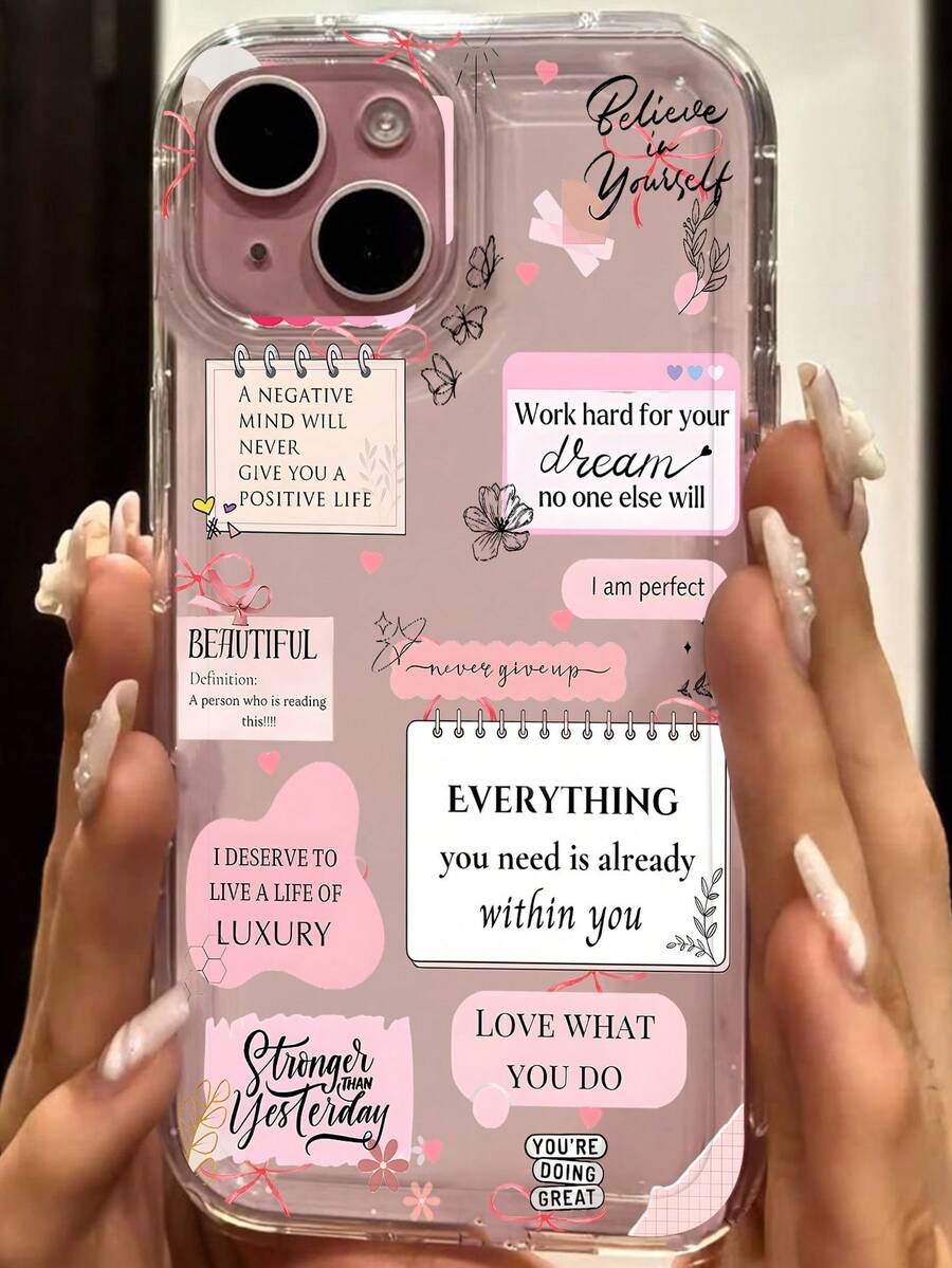 This Protective Case Features Various Memo And Notebook Patterns, Compatible With IPhone 13/11/17/16/14/15/15 Pro/15 Plus/15 Pro Max/7 Plus/8 Plus/X/Xs Max/Xr/11 Pro/12 Pro/13 Pro/14 Pro/12 Mini/13 Mini/11 Pro Max/12 Pro Max/13 Pro Max/14 Pro Max/14 Plus/6/6s/6 Plus/7/8/SE As Well As Galaxy Galaxy/A54/A14/A12/A13/A15/A32/A33/A24/A52S/S20/S21/S22/S23/S24/S23 Plus/S24 Ultra. - Multicolor - View 1