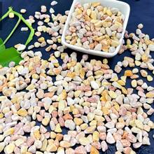 400克/0.88磅彩色鹅卵石，各种颜色的天然河石，适用于花盆装饰、鱼缸造景、假石花园、小路铺设，可创造意想不到的效果