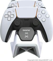 Playstation 5 Power Stand - Dual Controller Dock Charge Stand (White)   Playstation 5 - Nhiều màu - Xem 4