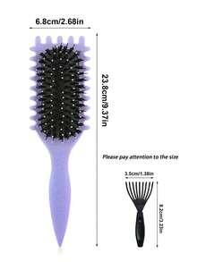 新款卷发刷，2024最新款野猪鬃毛造型刷，卷发刷，适合所有造型和所有女性的卷发