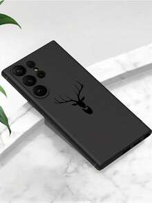 1 件鹿图案防震防滑黑色手机壳保护套适用于 、Honor、Redmi、Galaxy A04e/A05s/A13/A14/A15/A34/A35/A50/A52/A53/A54/S21/S22/S23/S24/S25/S25Ultra、6A/7A/8A、12T/13T/14T 防水防摔防刮 - 黑色 - 查看 4