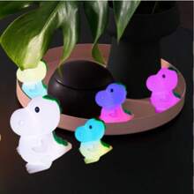 Night Light Dinosaur Night Light 7 Colours And 3 Brightness, Nursing Light Dimmable, Touch Control And Rechargeable Night Lamp, Anti-Glare Lamp, Dinosaur Silicone Night Light Children USB Charging Bedside Lamp