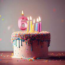 Pink Number Candles 0-9 Years Old, Birthday Cake Candles, Party Decorations - Pink - View 6