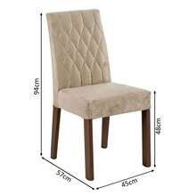 MADESA Dining Chairs - Beige - View 2