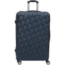Deluxe Edition 28" Large Suitcases On 4 Wheels Lightweight Hard Shell Luggage Durable Check In Hold Luggage Built-In 3 Digit Combination - Navy - View 1