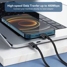 20W 快速充电器套装兼容 14 13 12 11 Pro Max，包括 USB-C 壁式充电器适配器 + 3.3 英尺/100 厘米 Type-C 转 Lightning 数据线，兼容 14 13 12 Mini Plus Xr Xs Xs Max，适用于旅行、办公室、宿舍和家庭 Nan 快速充电 - 美規A型插(110-127V) - 查看 5