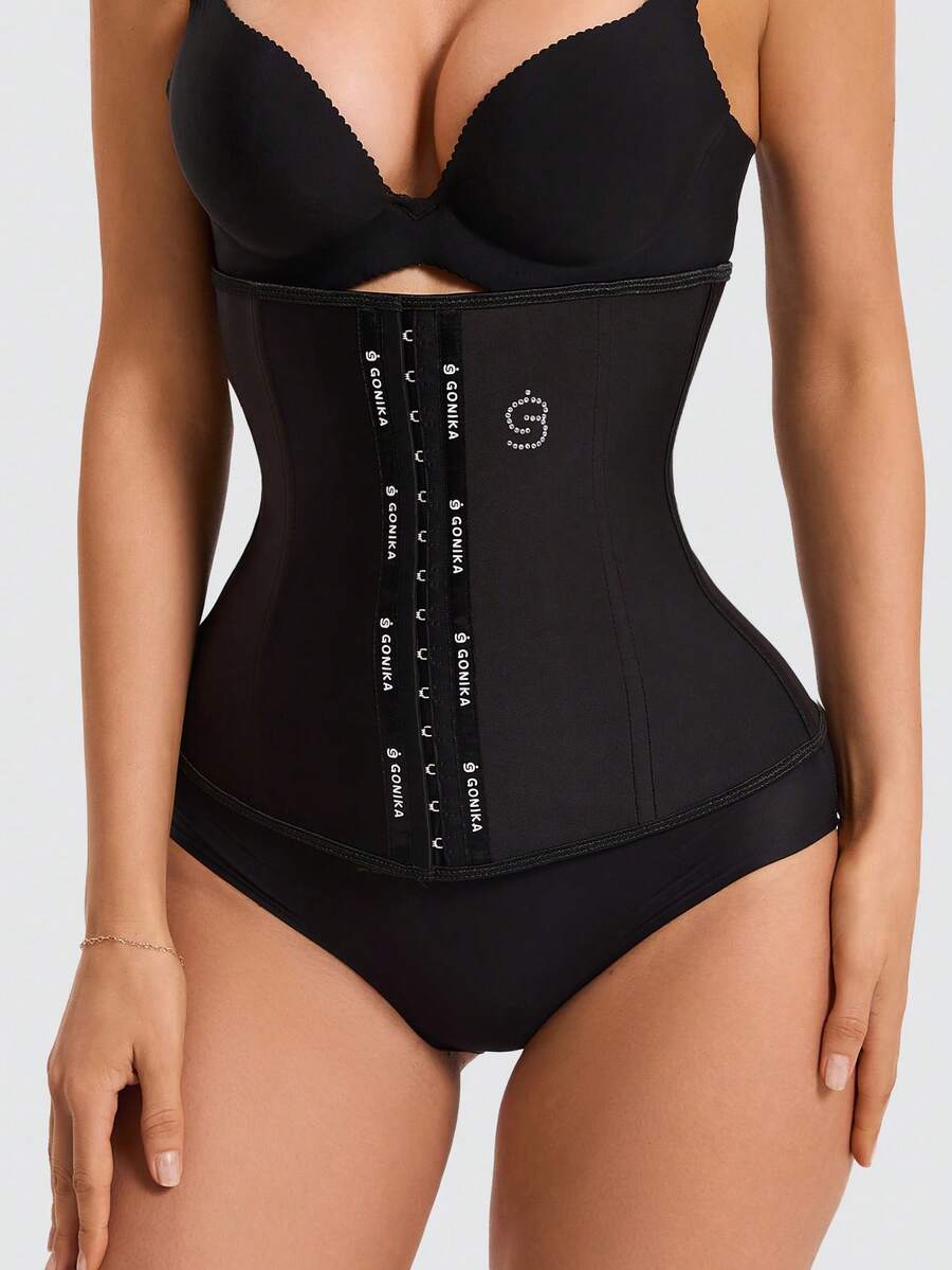 Abdominal Cinch Belt For Shaping And Slimming, Exercise Waist Cincher - Black - View 1