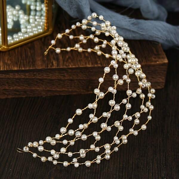 1 Stück elegante Strass Prinzessin Tiara und Kronen in Goldfarbe, Kristall Diadem für Frauen Braut Hochzeit Haarzubehör Schmuck