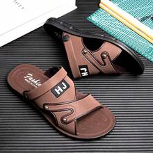 Men's New Summer Fashion Casual Business Slippers, Non-Slip Deodorizing Beach Walk Sandals