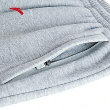 Pantalones deportivos para hombre 2025 Primavera Nuevos pantalones rectos informales y holgados, pantalones de chándal transpirables de punto - CD28 Flor Gris Gris -3 - Ver 4