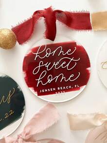 定制个性化圣诞饰品，圣诞装饰 - 圣诞装饰，2024 年送给家人和朋友的礼物，节日礼物，秋冬礼物 - 彩色 - 查看 9