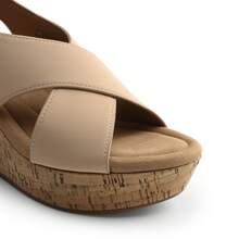 Women's Comfortable Ankle Strap Platform Wedge Sandals For Women Casual Dressy Summer