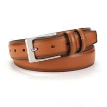 CHAOREN CR CHAOREN 男士皮带 1 1/8 英寸 适合男士送礼 - 男士正装鞋的完美伴侣 - Tan - 查看 3