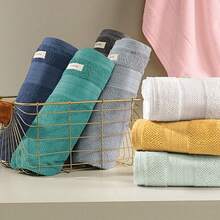 Karsten Giant Bath Towel 100% Cotton 86cm X 1.50m Softmax Antipilling Empire Technology - 灰色 - 查看 2